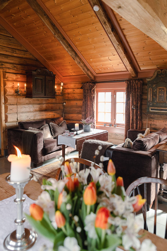 Gamlehusets living room